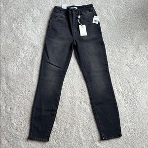 Good American Good Waist Black Skinny Jeans High-Rise